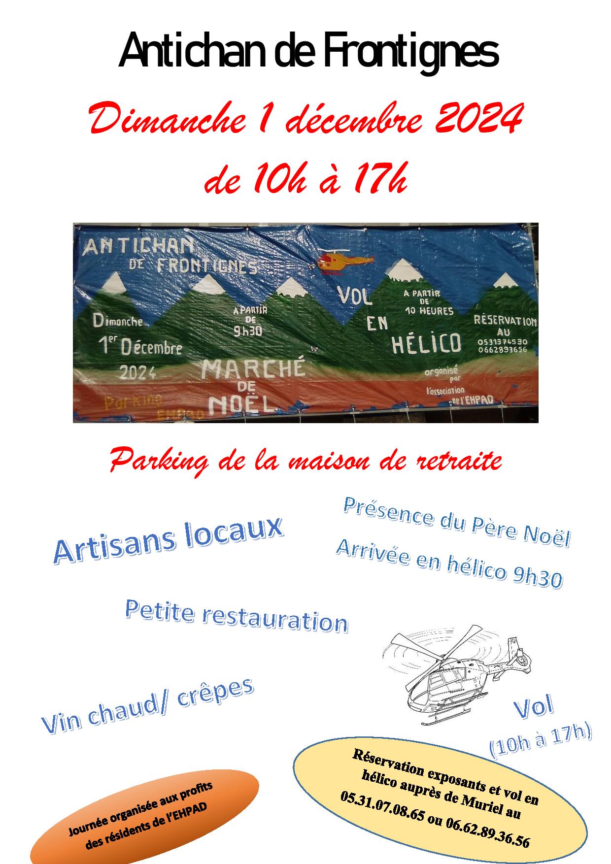 MARCHE DE NOËL & VOL EN HELICO