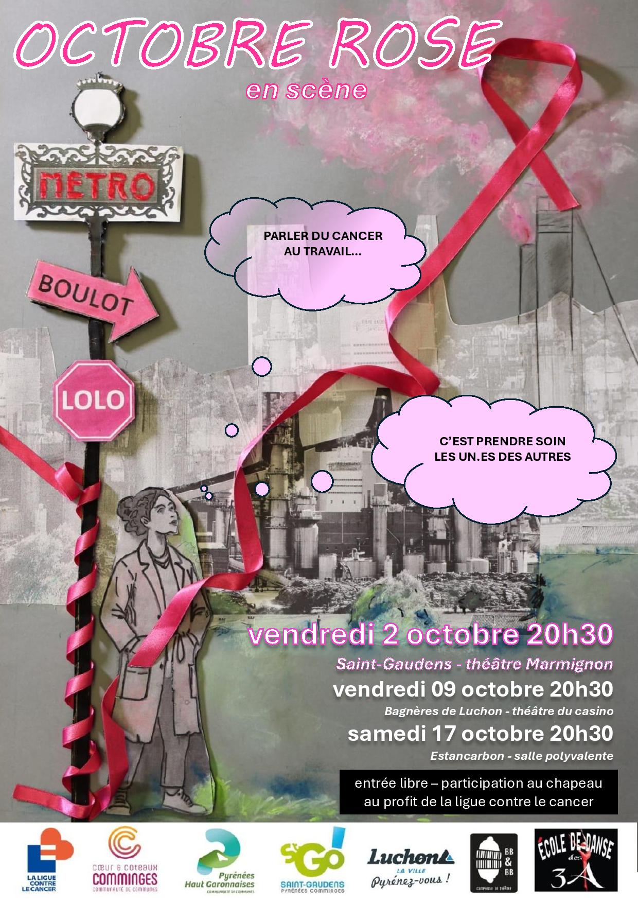 PIÈCE DE THÉÂTRE D'OCTOBRE ROSE