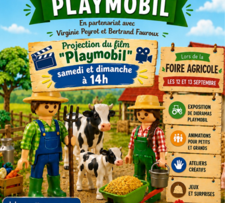 1 - SEPT - 1 OCT - EXPO PLAYMOBIL - FOUSSERET