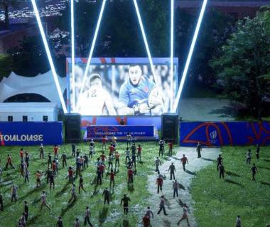 Village rugby coupe du monde de rugby 2023 à Toulouse