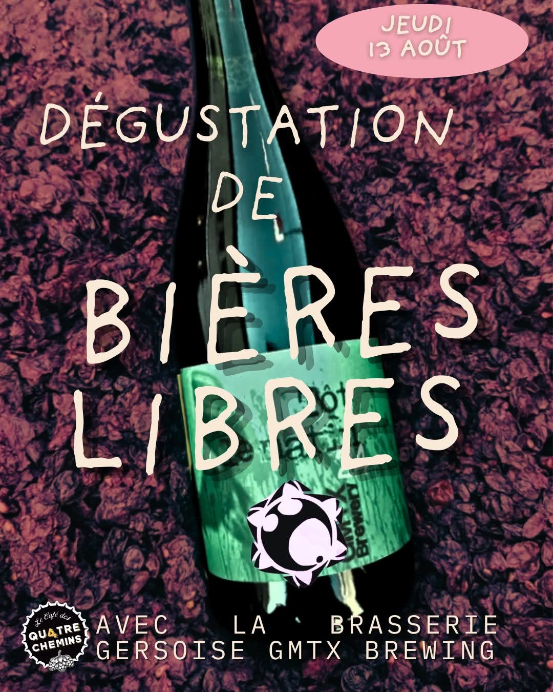 DÉGUSTATION DÉGUSTATION DE BIERES LIBRES - GMTX S'INVITE AU CAFÉ 