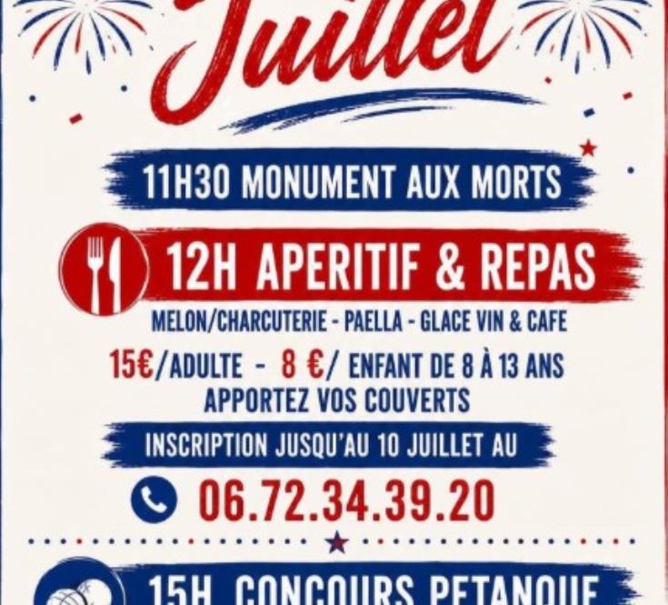 14 - JUILLET - FETE NATIONALE LE PLAN