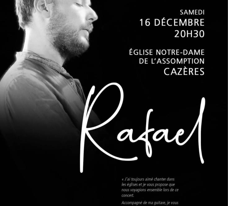 16 - DECEMBRE - CAZERES - concert-rafael-16-12-23