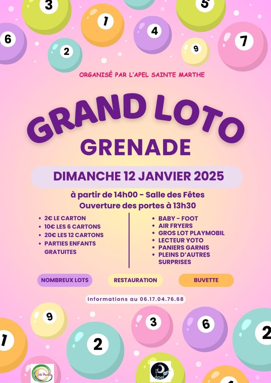 GRAND LOTO Le 12 janv 2025