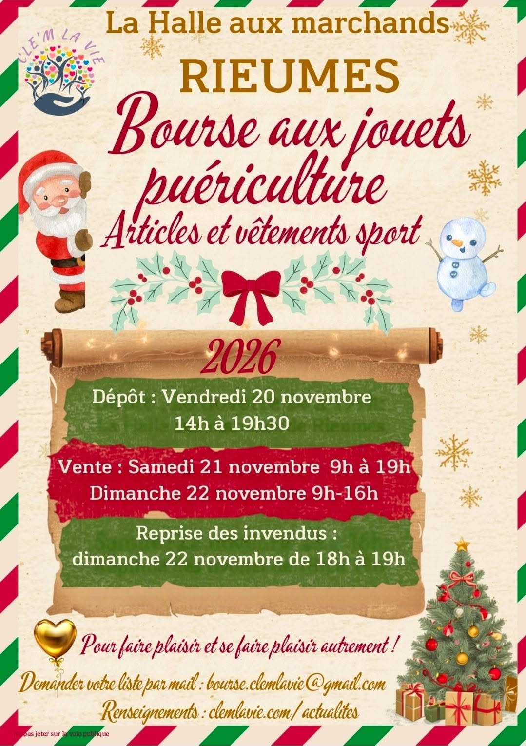 BOURSE AUX JOUETS