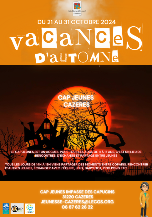 PROGRAMME DES VACANCES D'AUTOMNE (1/2)