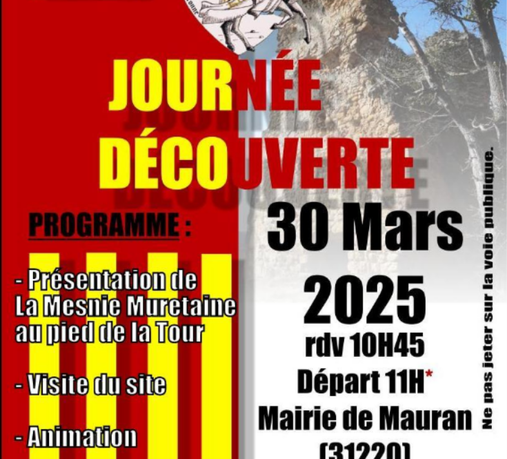 30 - MARS - Journée découverte Mauran