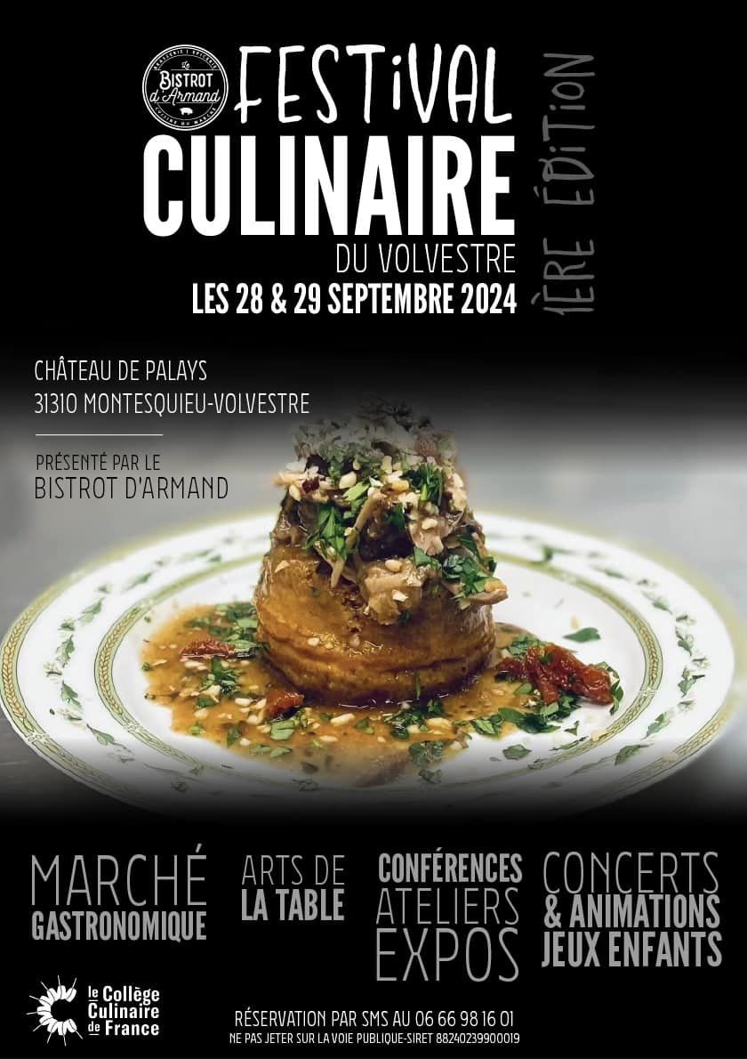 FESTIVAL CULINAIRE DU VOLVESTRE Du 28 au 29 sept 2024