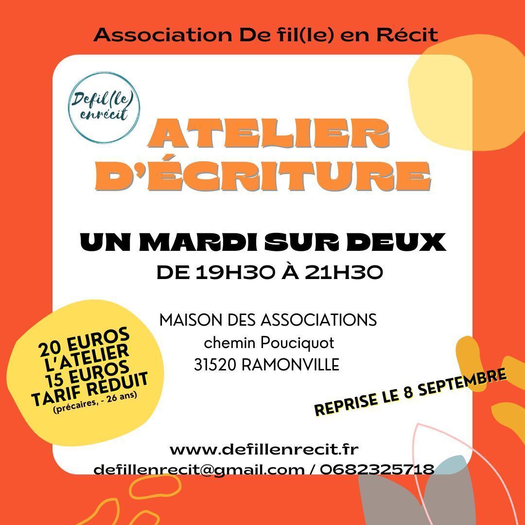 ATELIER D'ÉCRITURE