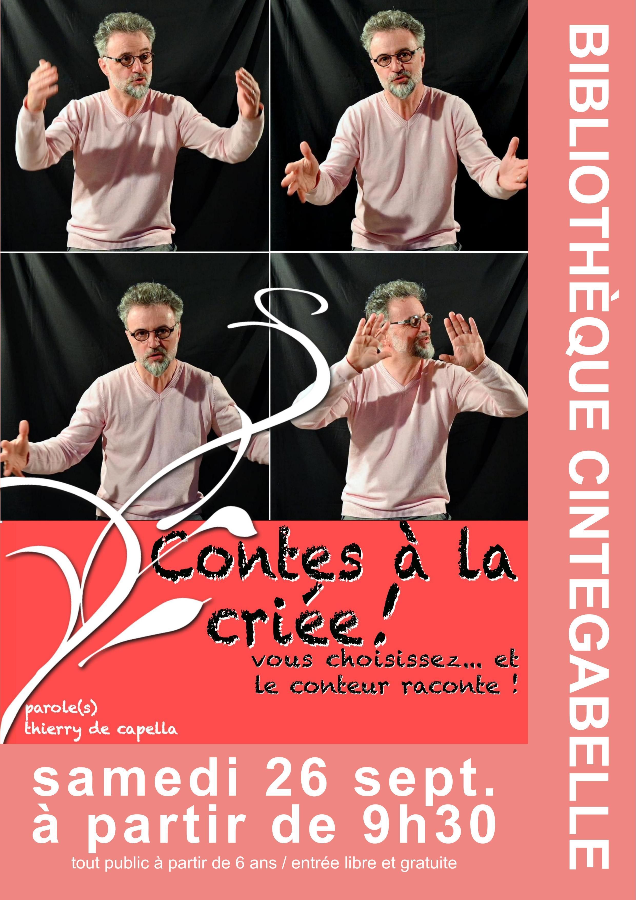 CONTES À LA CRIÉE ! CINTEGABELLE