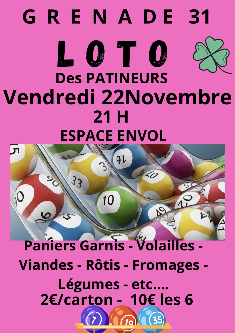 LOTO DES PATINEURS