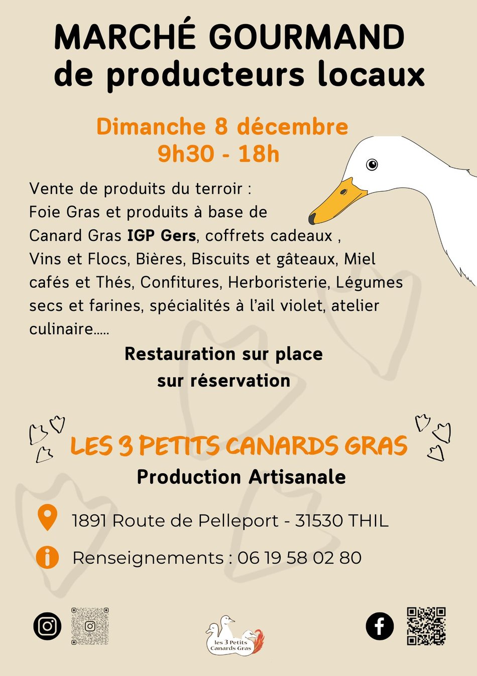 MARCHÉ GOURMAND DE PRODUCTEURS LOCAUX