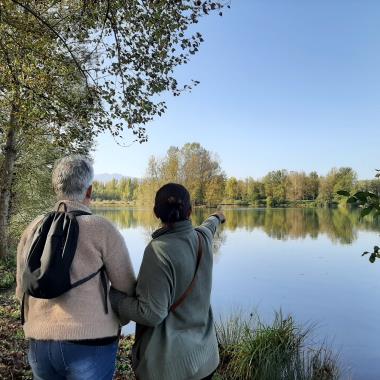 MARCHE NORDIQUE AUTOUR DU LAC DE TOUILLE