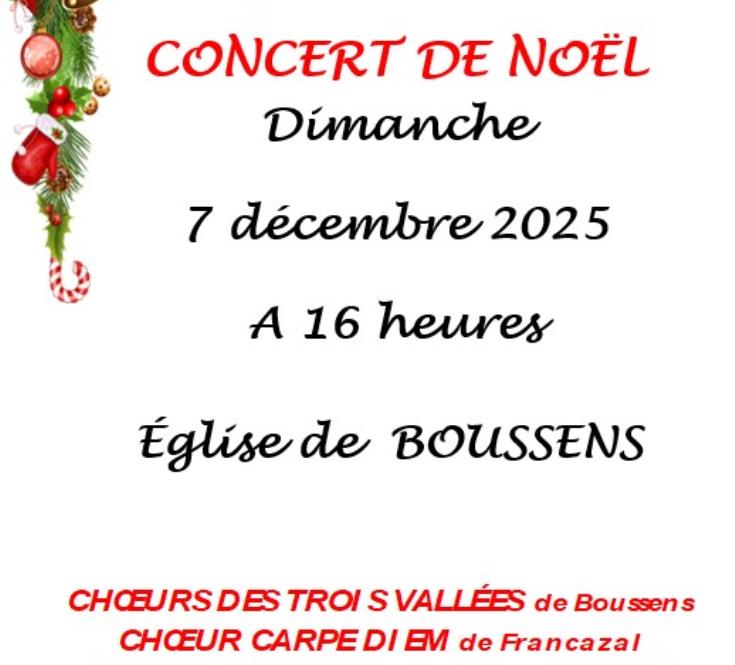 7 - DEC - concert noel - boussens