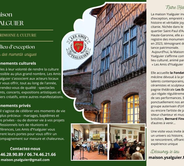 Journées du Patrimoine - découverte de la MAISON YSALGUIER_1