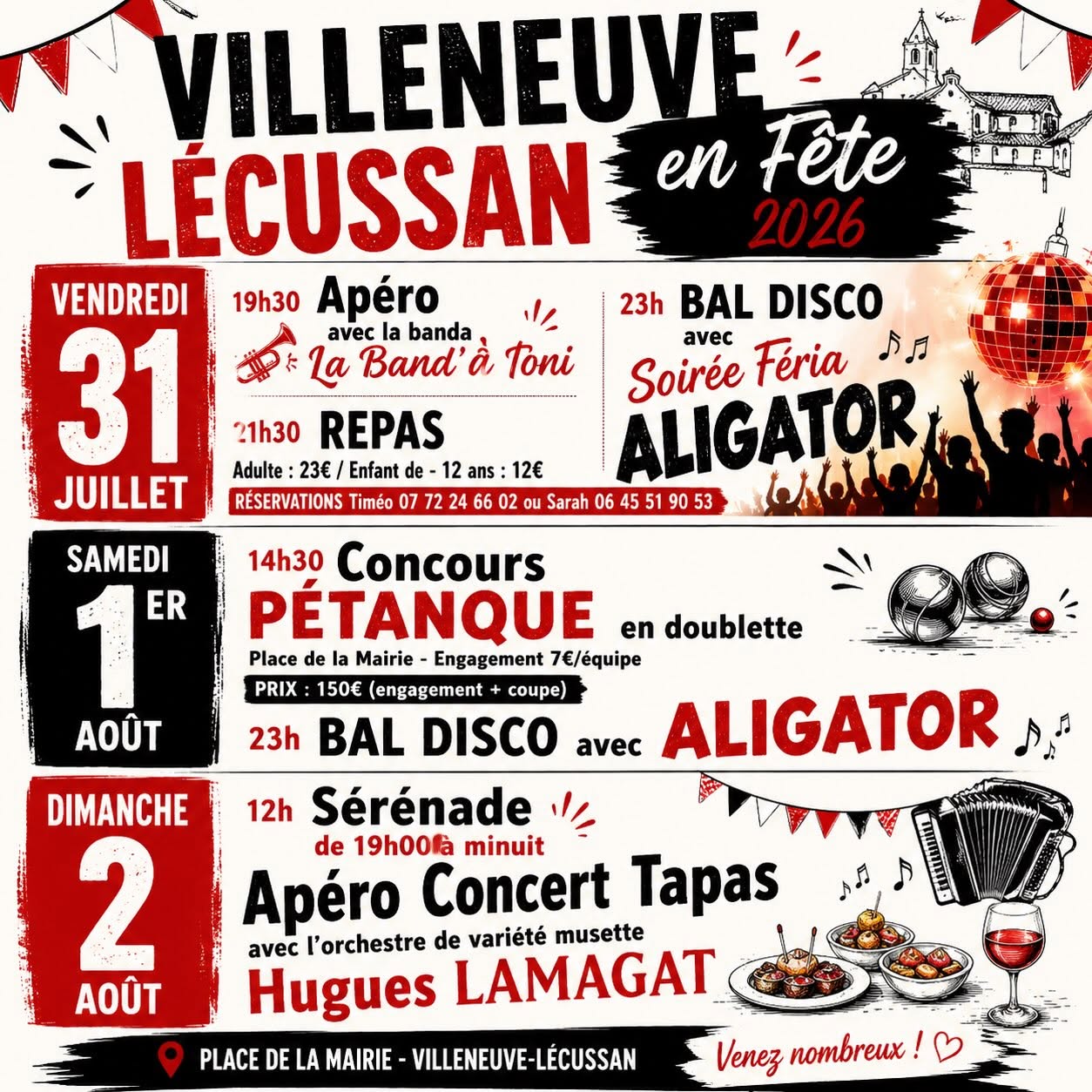 Villeneuve Lecussan en fête ― ©Comité Villeneuve Lécussan