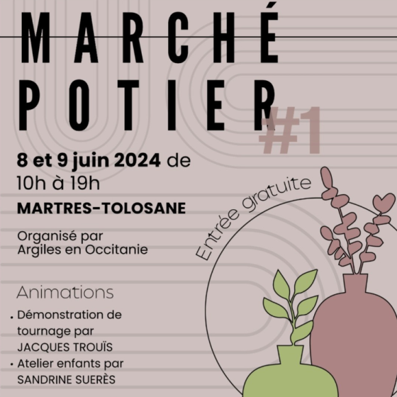 8 - 9 JUIN - Marché de Potier - Martres-Tolosane