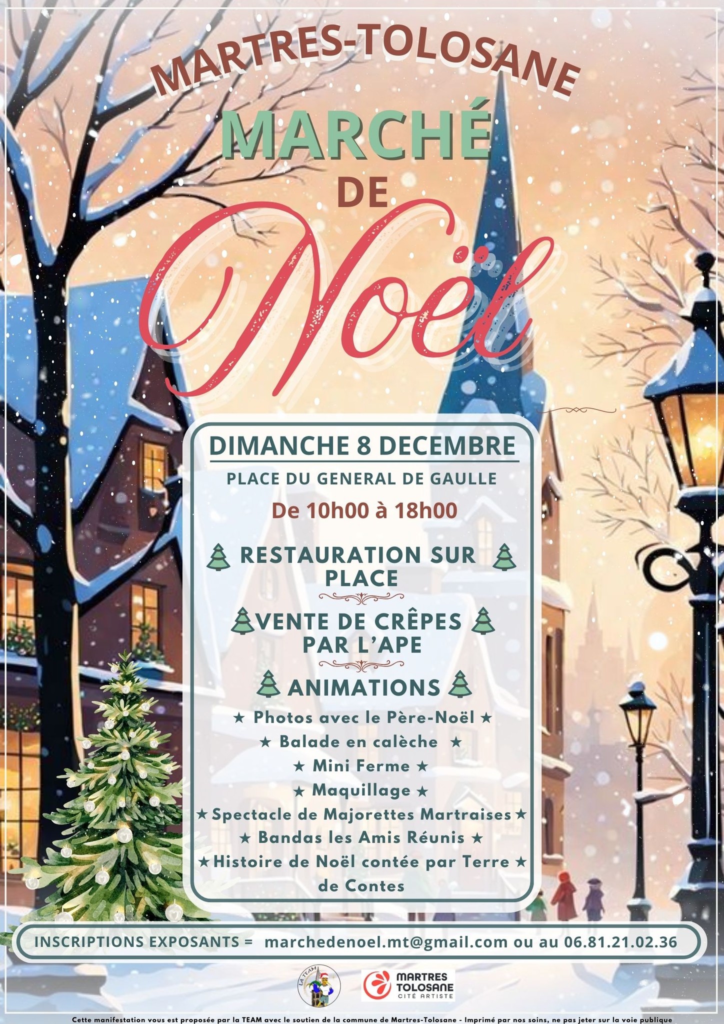 MARCHÉ DE NOËL DE MARTRES-TOLOSANE Le 8 déc 2024