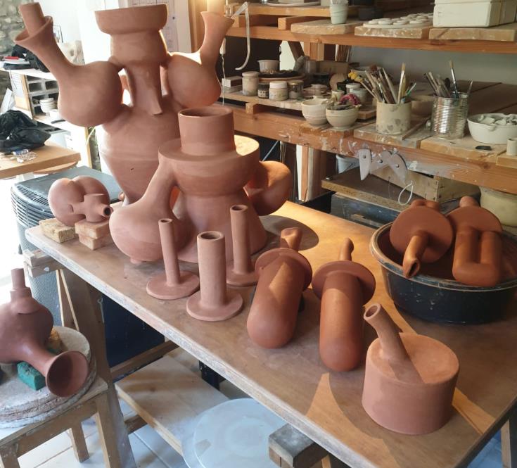 Pièces d'Adèle Gervaise avant cuisson