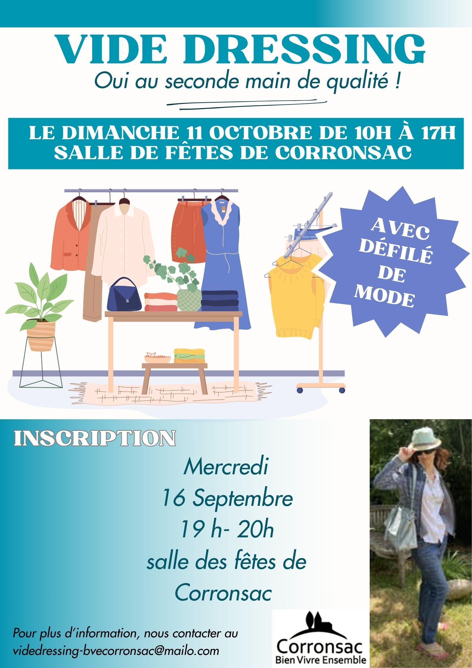 VIDE-DRESSING ET DÉFILÉ DE MODE À CORRONSAC