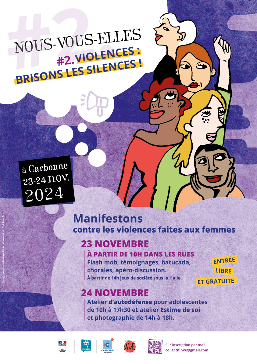 "NOUS-VOUS-ELLES", VIOLENCES : BRISONS LES SILENCES Du 13 au 24 nov 2024