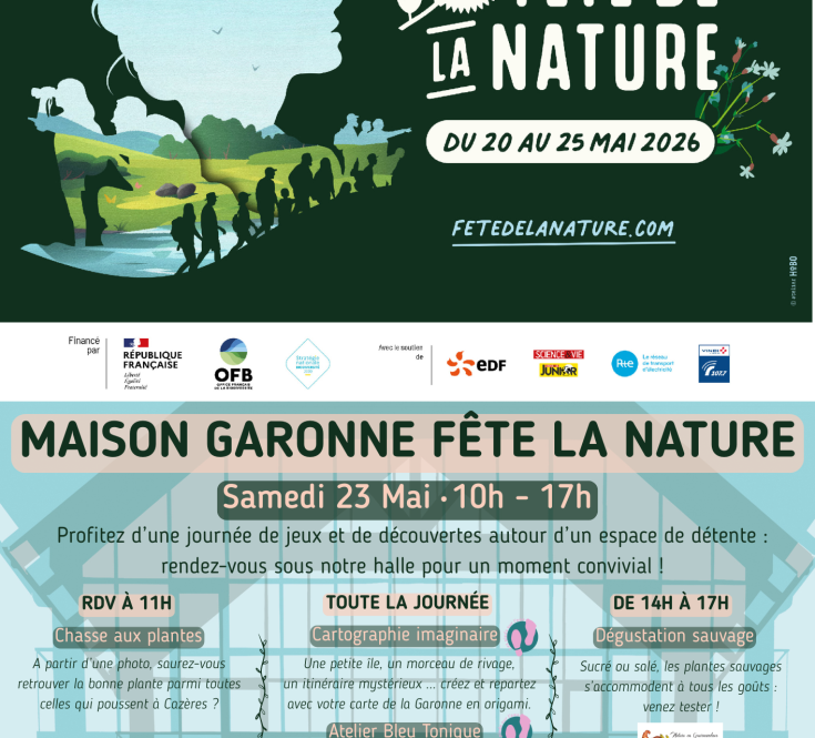 Maison Garonne fête la nature