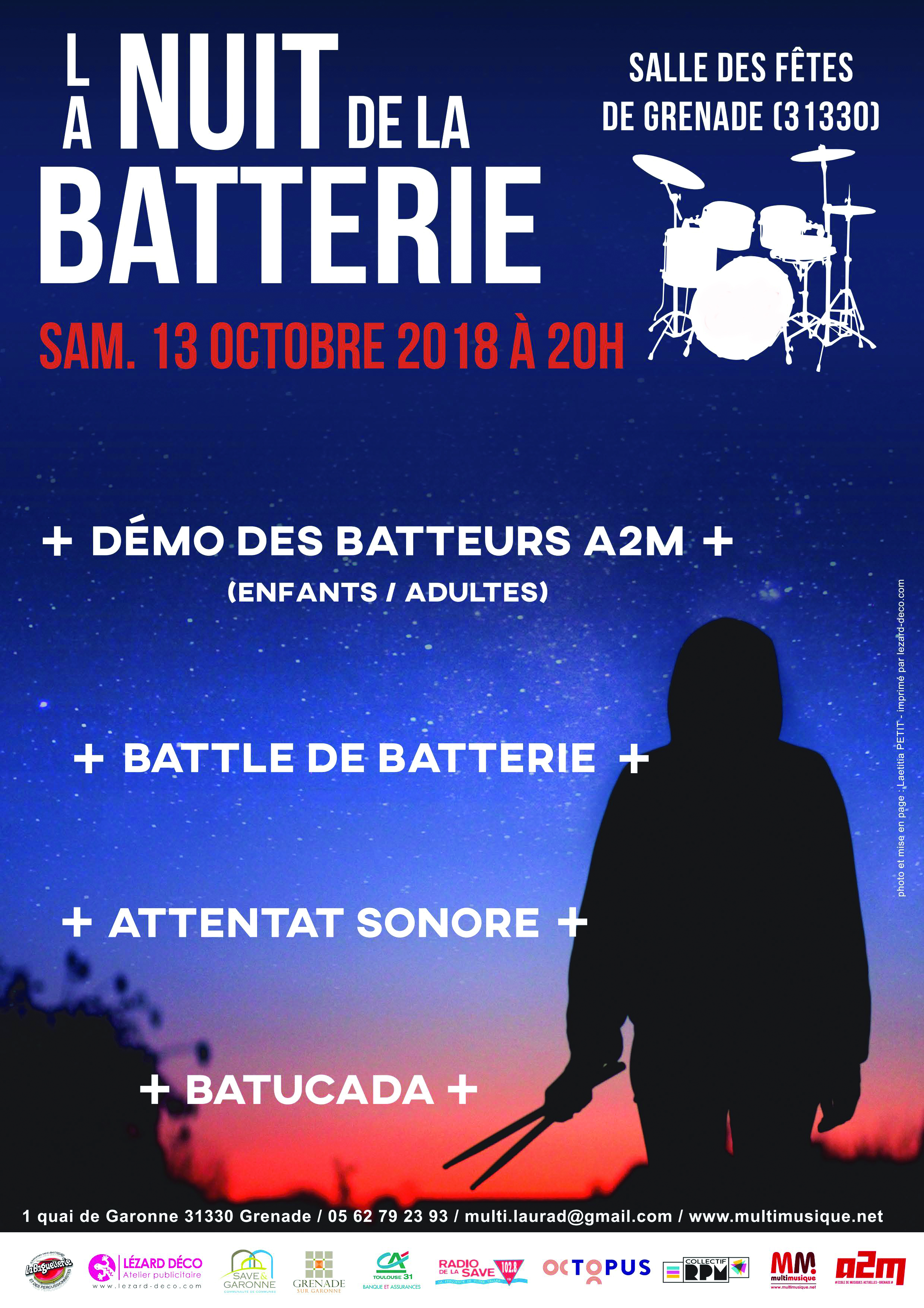 LA NUIT DE LA BATTERIE, GRENADE