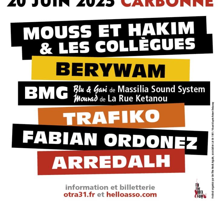 AFFICHE 100% MUSIK 20 06 25 CARBONNE