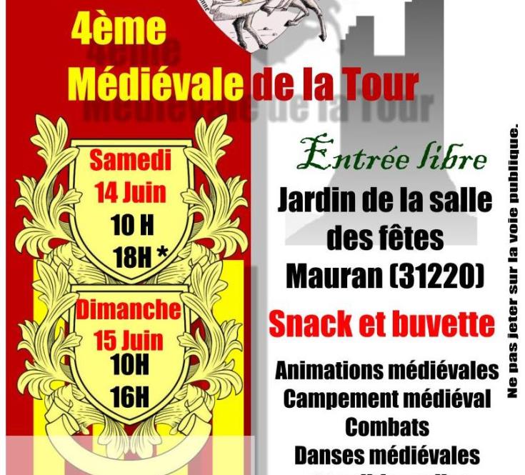 Affiche 4eme médiévale de la tour-Mauran 2025-définitif