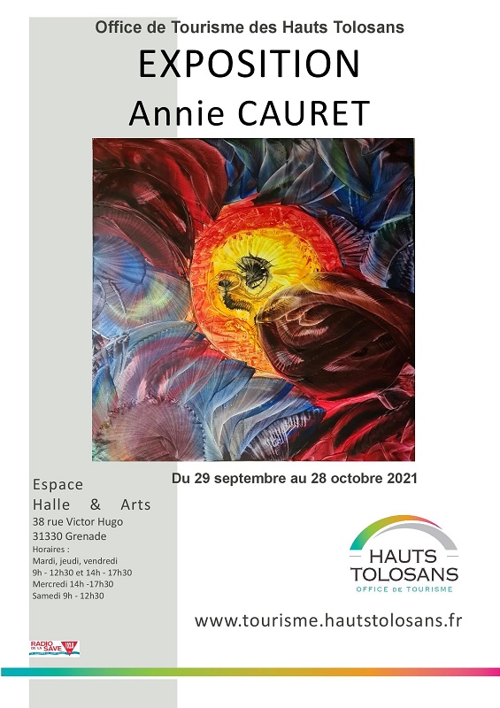 EXPOSITION PEINTURES D'ANNIE CAURET, GRENADE