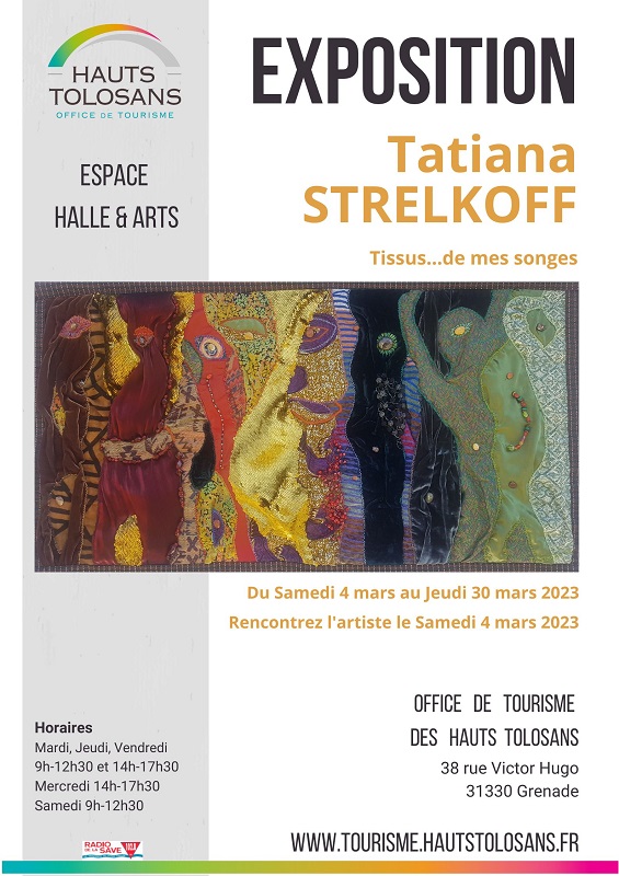 EXPOSITION D'ART TEXTILE DE TATIANA STRELKOFF, GRENADE