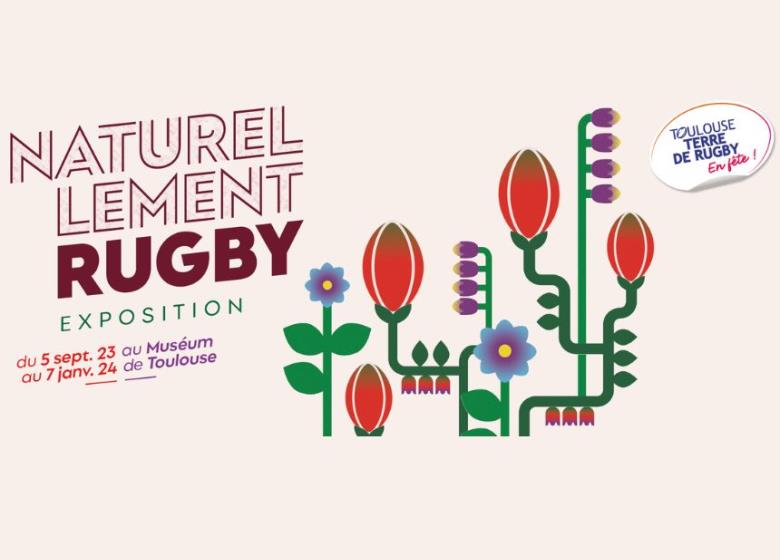 Expo Naturellement Rugby au Muséum de Toulouse 