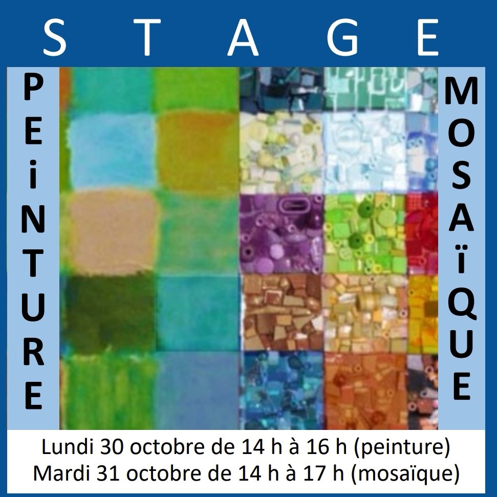 STAGE PEINTURE ET MOSAÏQUE