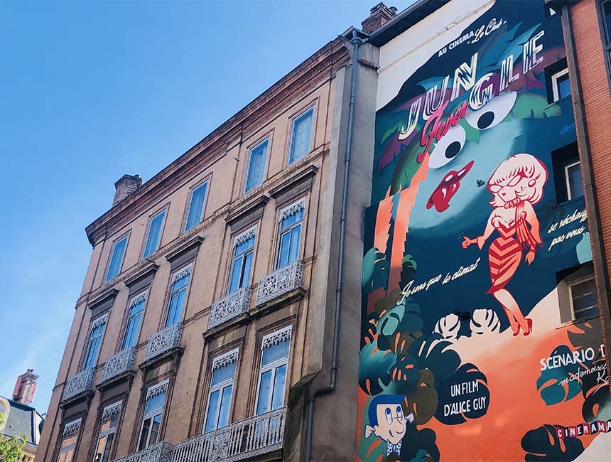 Visiter Toulouse, street art - @na_toulouse