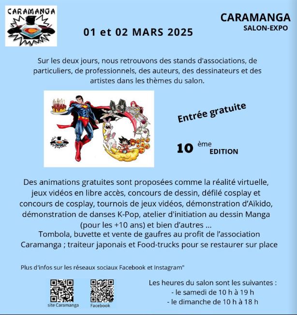 CARAMANGA 2025 Du 1 au 2 mars 2025