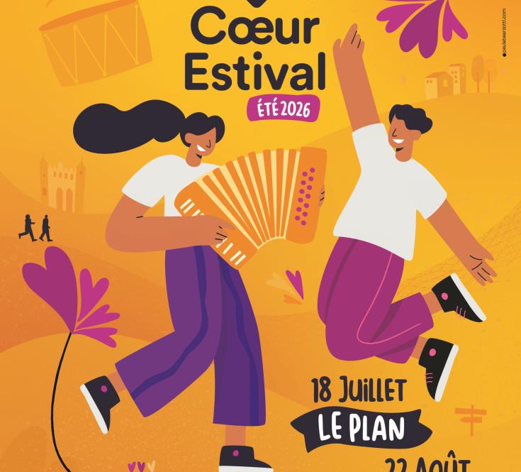 Affiche A3 Cœur Estival 2026