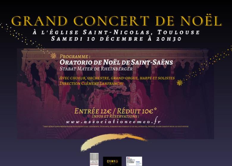 Agenda_Toulouse_CEMEO concert de Noël à Toulouse