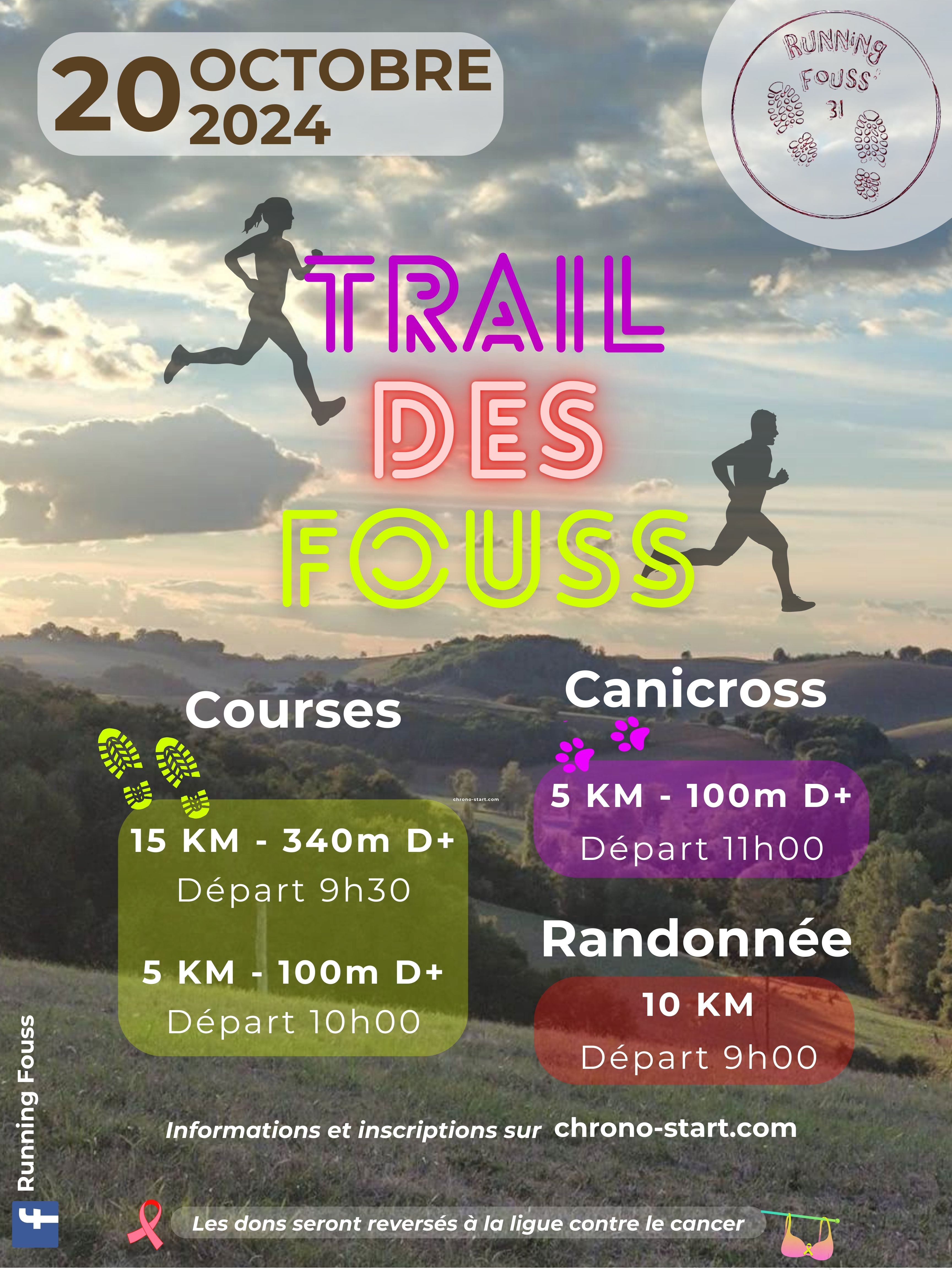 TRAIL DES FOUSS Le 20 oct 2024