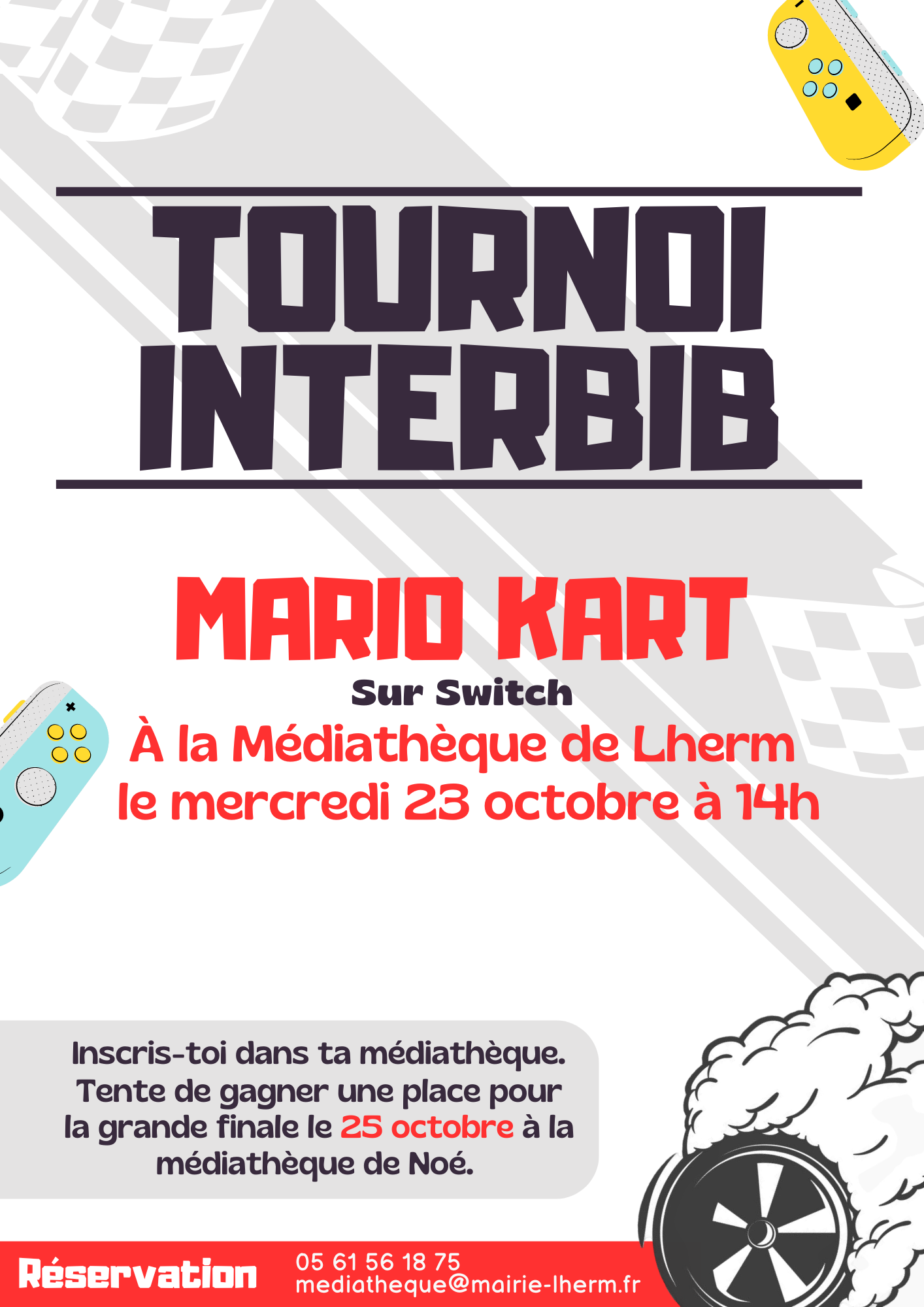 TOURNOI INTERBIB « MARIO KART » SUR SWITCH (1/1)