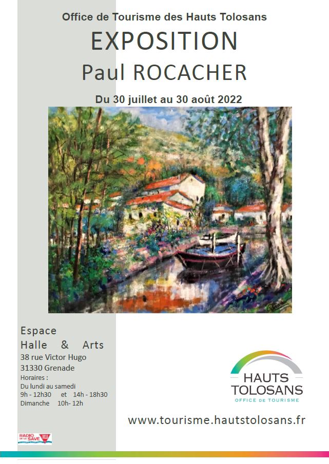 EXPOSITION DE PEINTURES DE PAUL ROCACHER, GRENADE