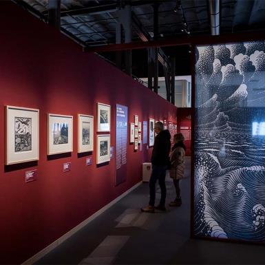 Exposition M.C Escher aux  Espaces EDF Bazacle à Toulouse