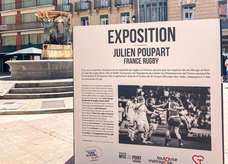 Exposition de photos de Julien Poupart (Coupe du monde de rugby)