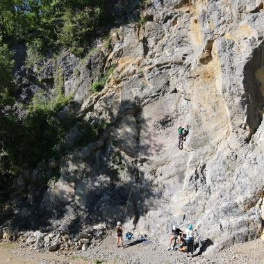 FALAISE D'ESCALADE DE REGADES