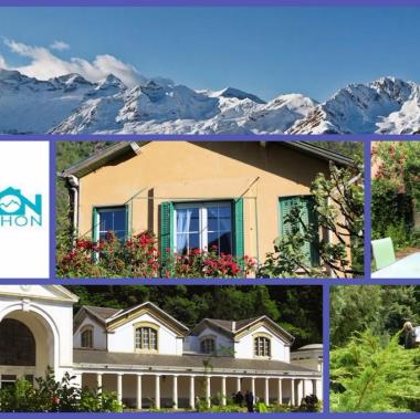 MAISON TILLEUL: CENTRE DE LUCHON. QUARTIER CALME: JARDIN CLOS,ANIMAUX ACCEPTÉS.OUVERTURE DES THERMES 6 JUILLET JUSQU AU 30 NOVEMBRE