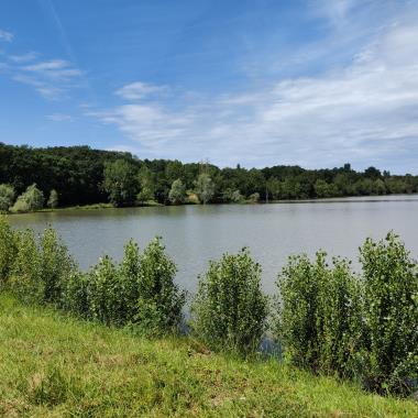LE TOUR DE LAC DE SAINTE-FOY-DE-PEYROLIERES