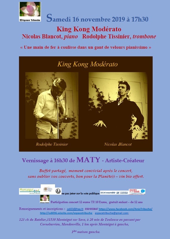 CONCERT - KING KONG MODÉRATO, MONTAIGUT-SUR-SAVE