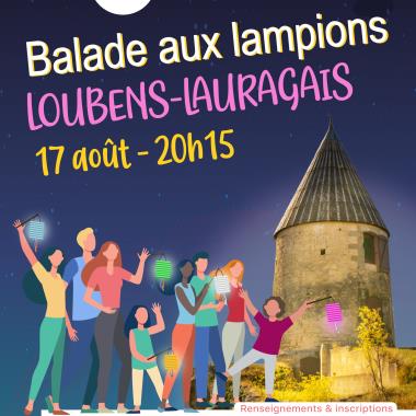 BALADE AUX LAMPIONS À LOUBENS-LAURAGAIS
