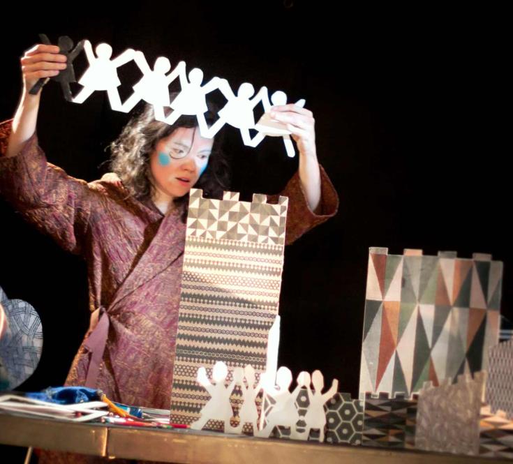 Marc Dureau. Papier Ciseaux Fôret Oiseaux