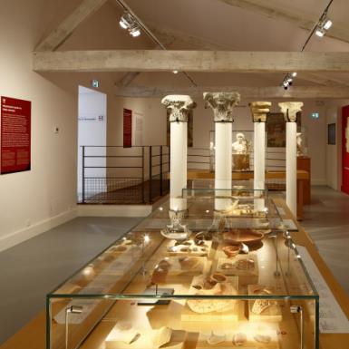 Musée archéologique de Montmaurin, salle des villas gallo-romaines