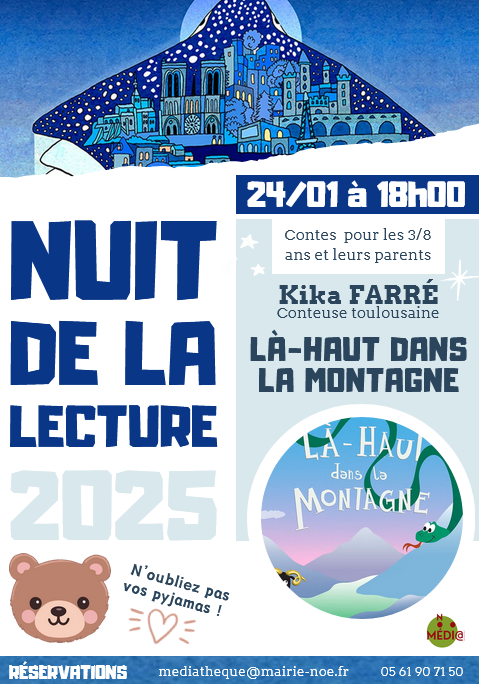 NUIT DE LA LECTURE Le 24 janv 2025